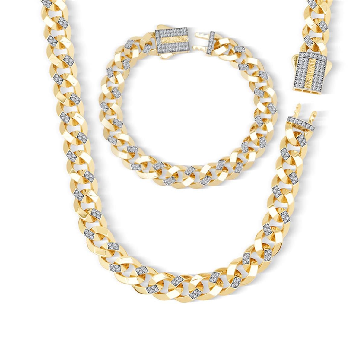 11mm Altın Taşlı Gurmet Set