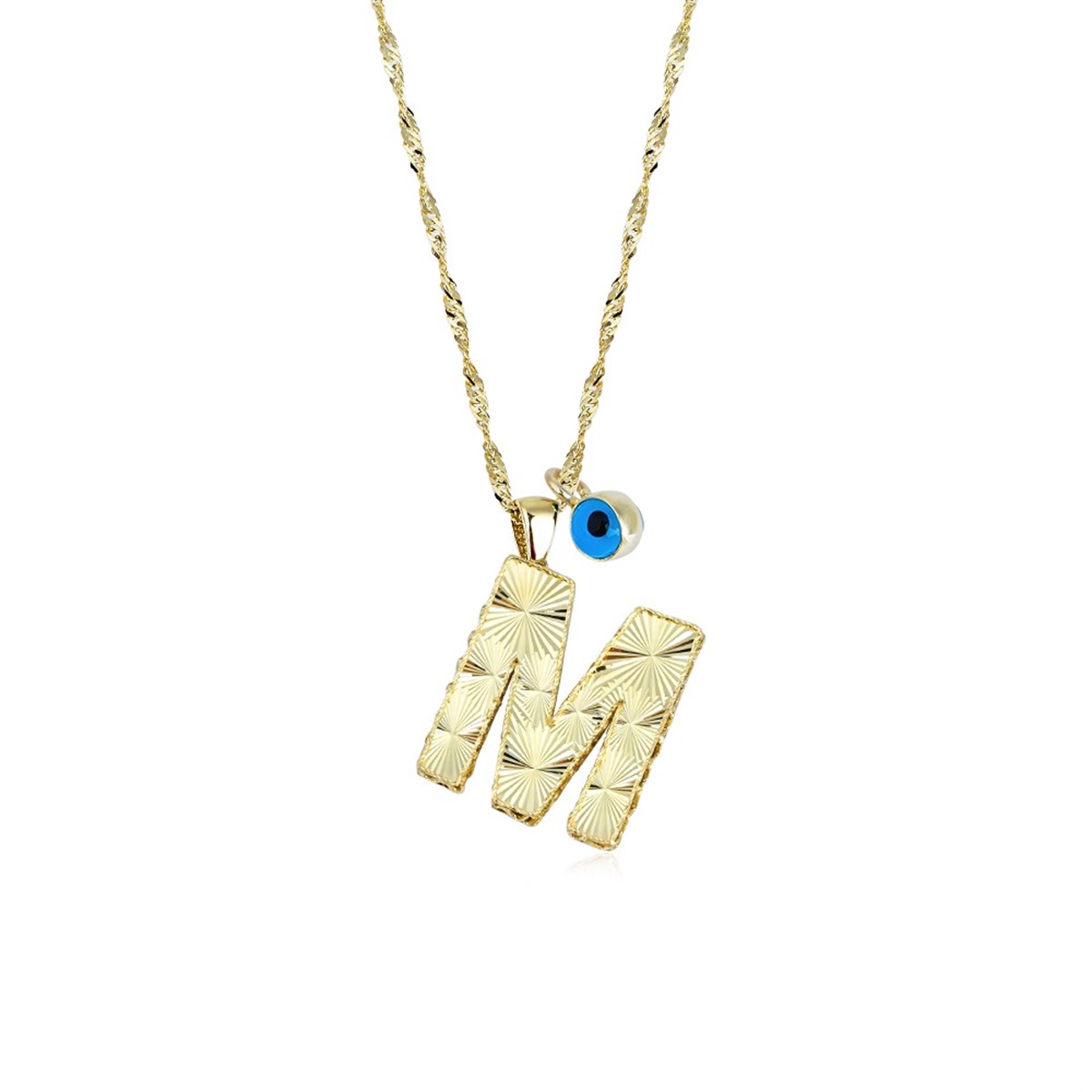 Altın M Harf Kolye - EMA Jewellery