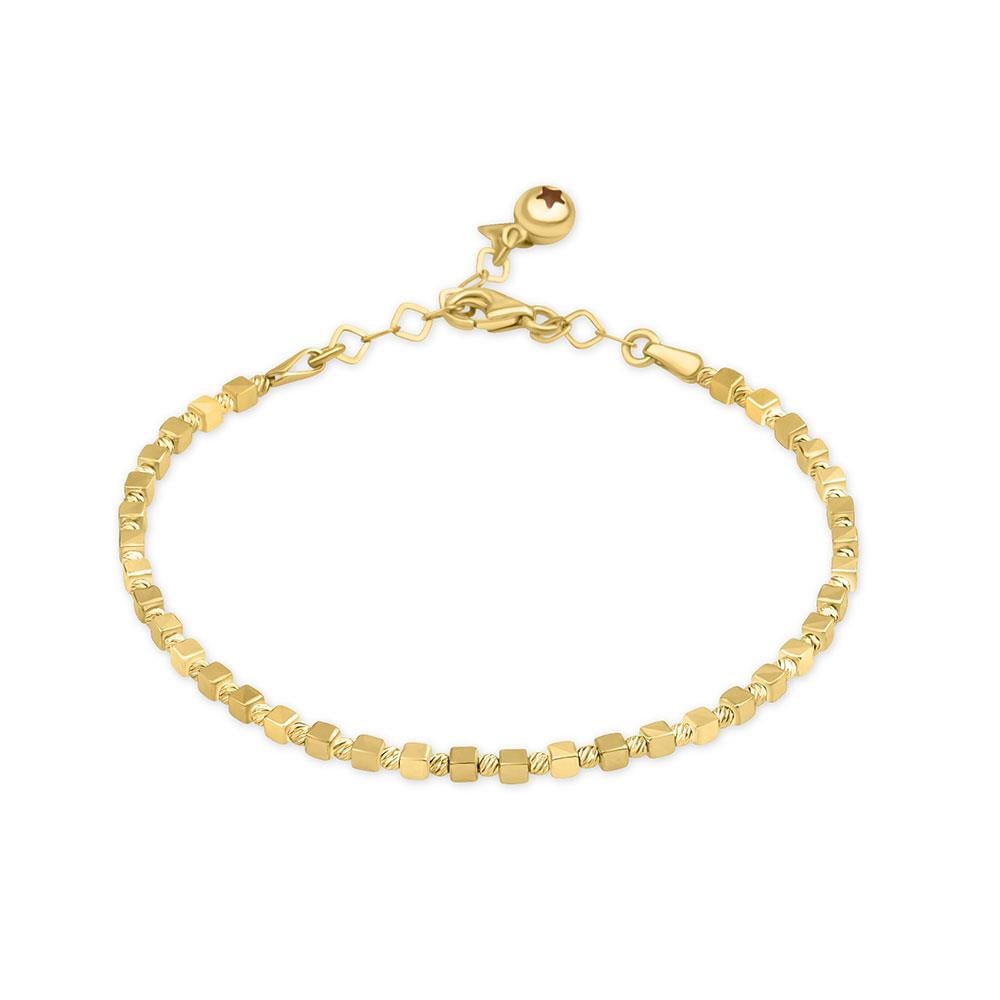 Altın Trend Küp Bileklik