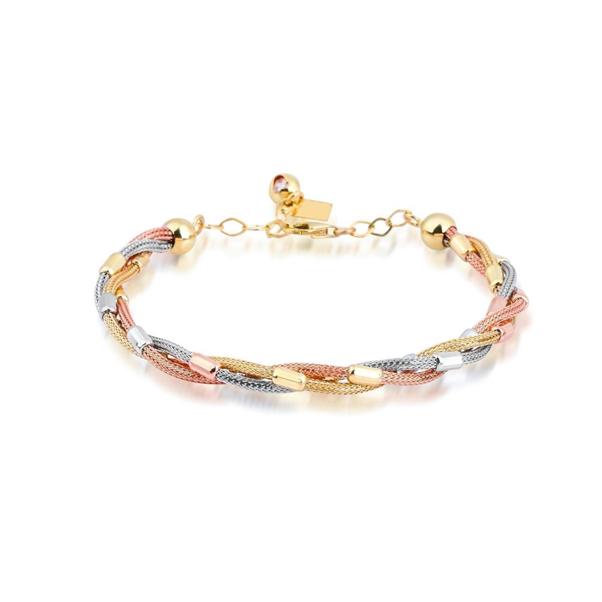Altın Üç Renk Bileklik - EMA Jewellery