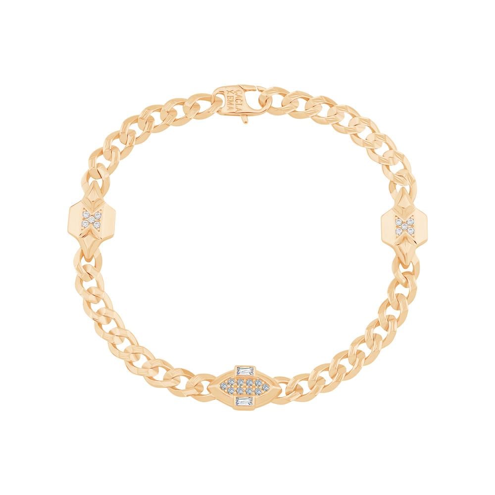 Baget Oval Taşlı Gurmet Bileklik