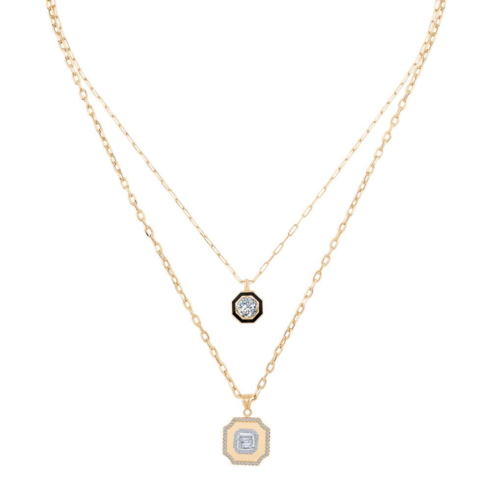 Çift Zincir Trend Kolye