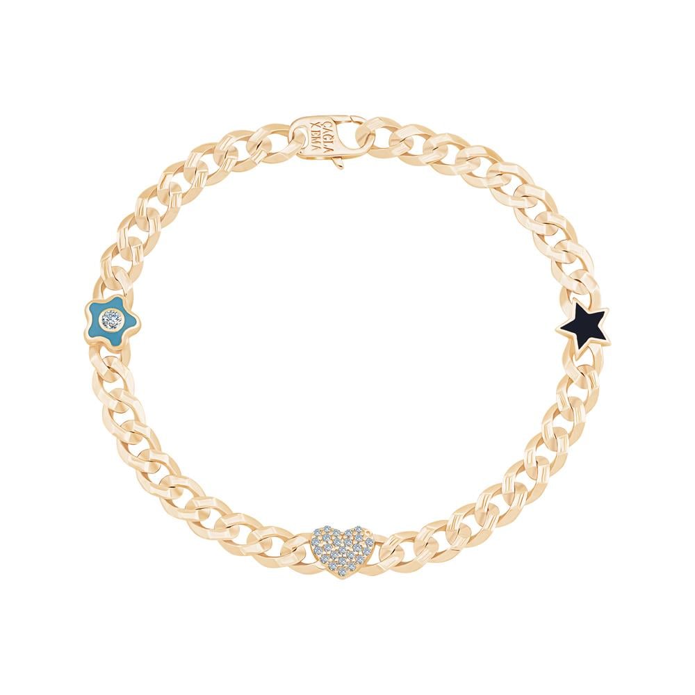 Kalp Yıldız Çiçek Gurmet Bileklik