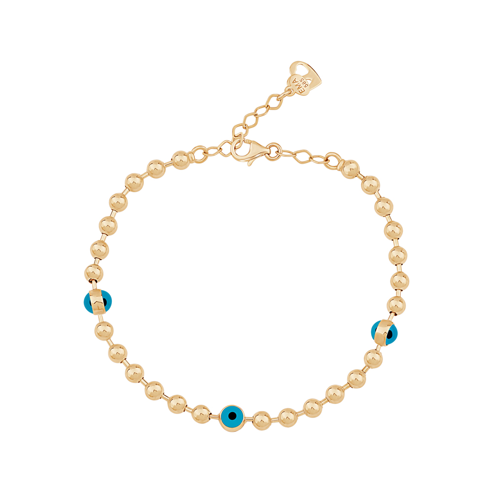 Nazar Boncuklu Top Top Bileklik Çocuk