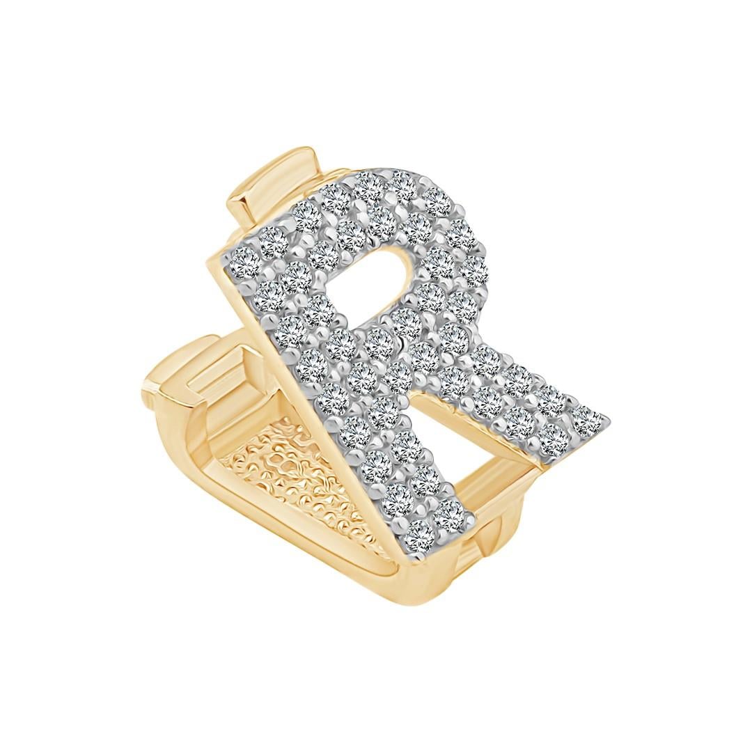 R Harf 9mm Bileklik Charm
