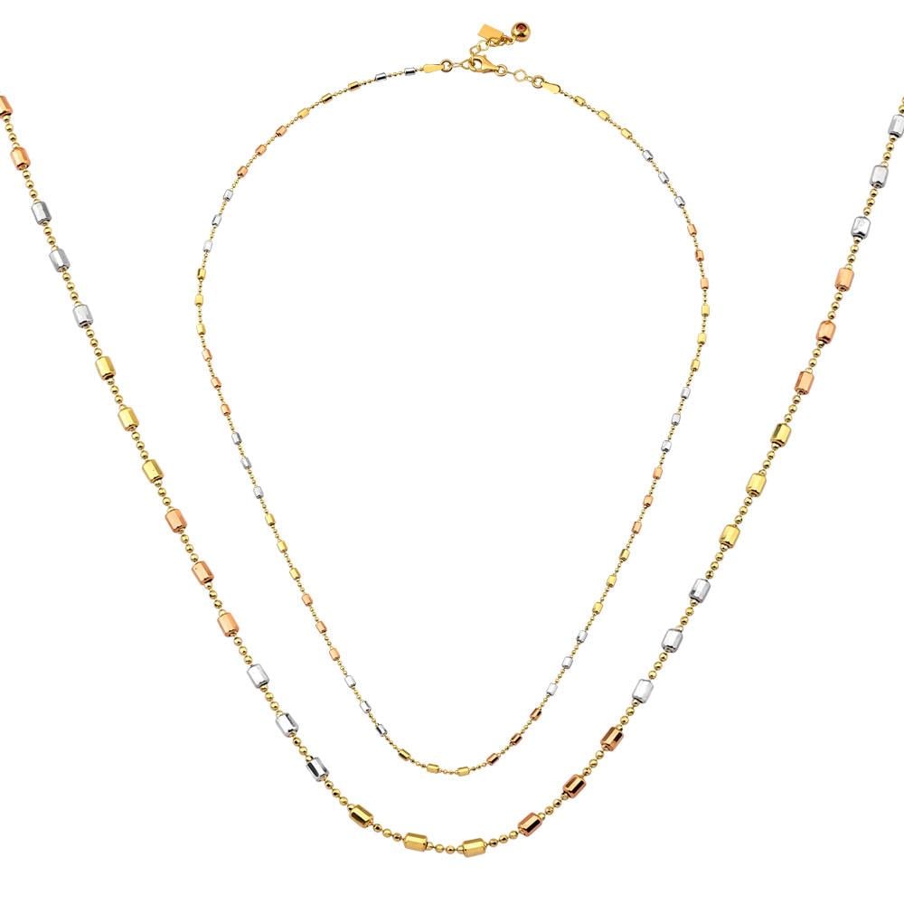 Silindir Altın Kolye