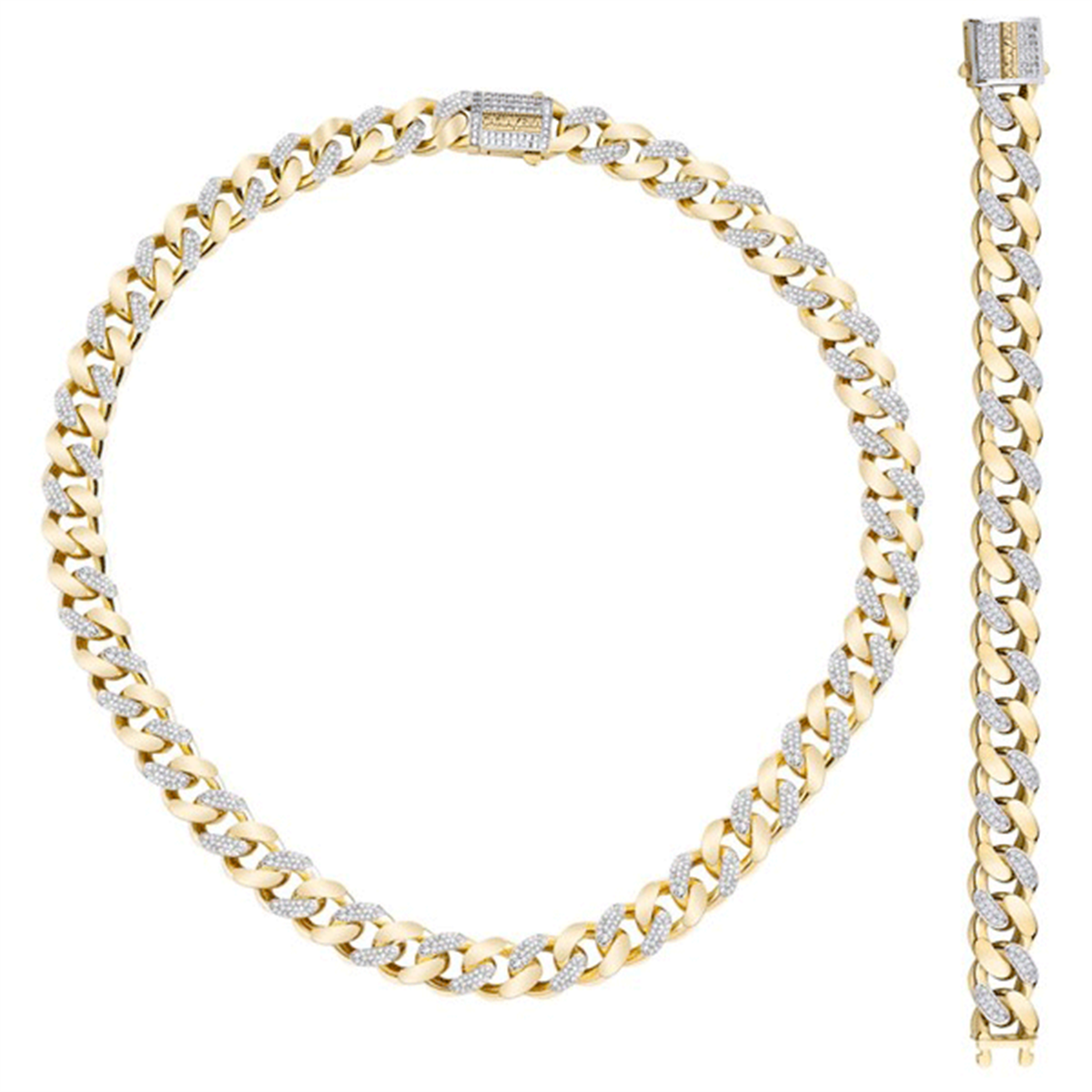 Sıra Taşlı Altın Gurmet Set 11mm