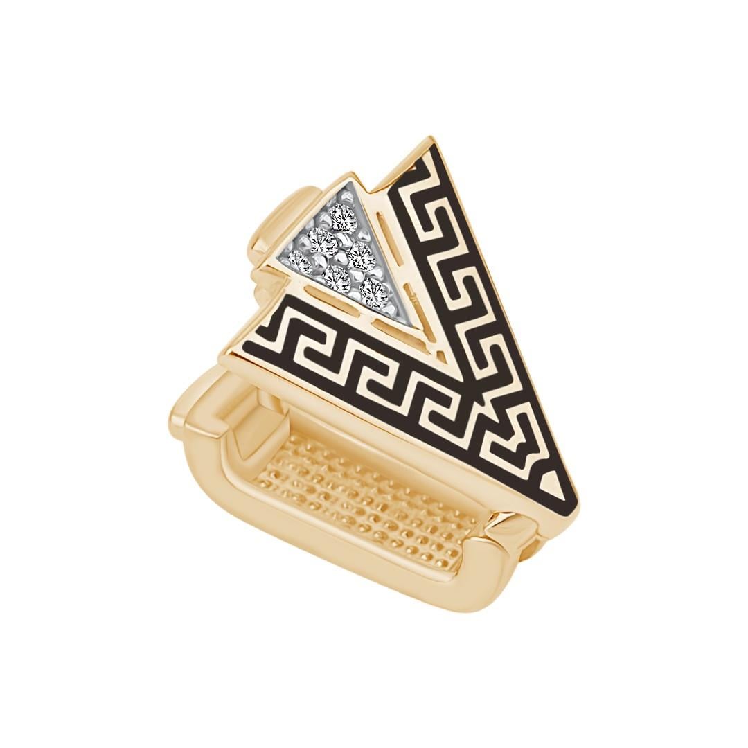 Siyah Greek 9mm Bileklik Charm