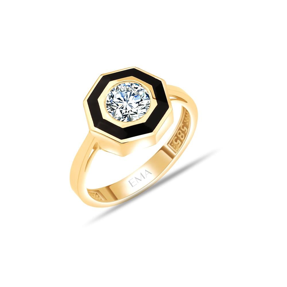 Siyah Mineli Yüzük