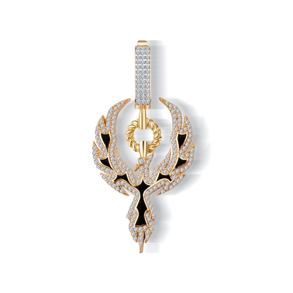 Taşlı Anka Kuşu Charm