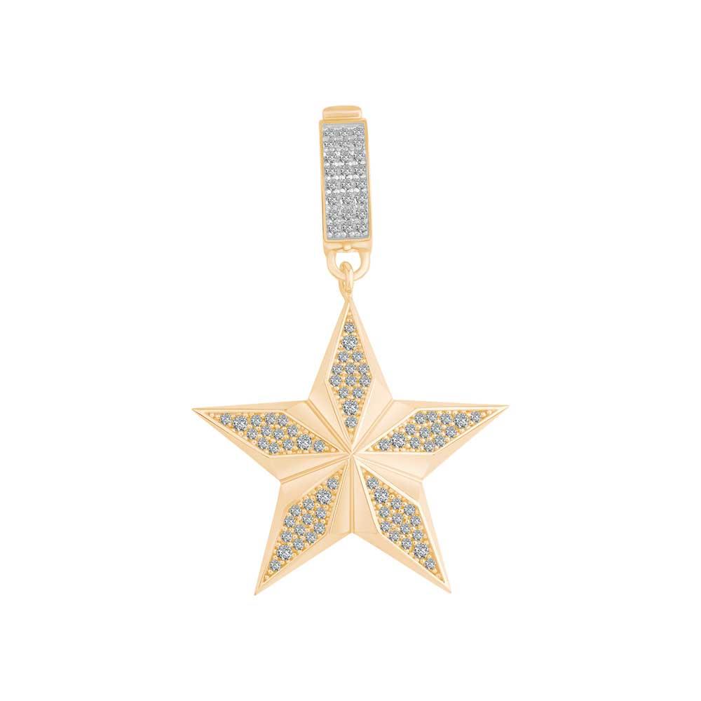 Taşlı Geometrik Yıldız Charm 