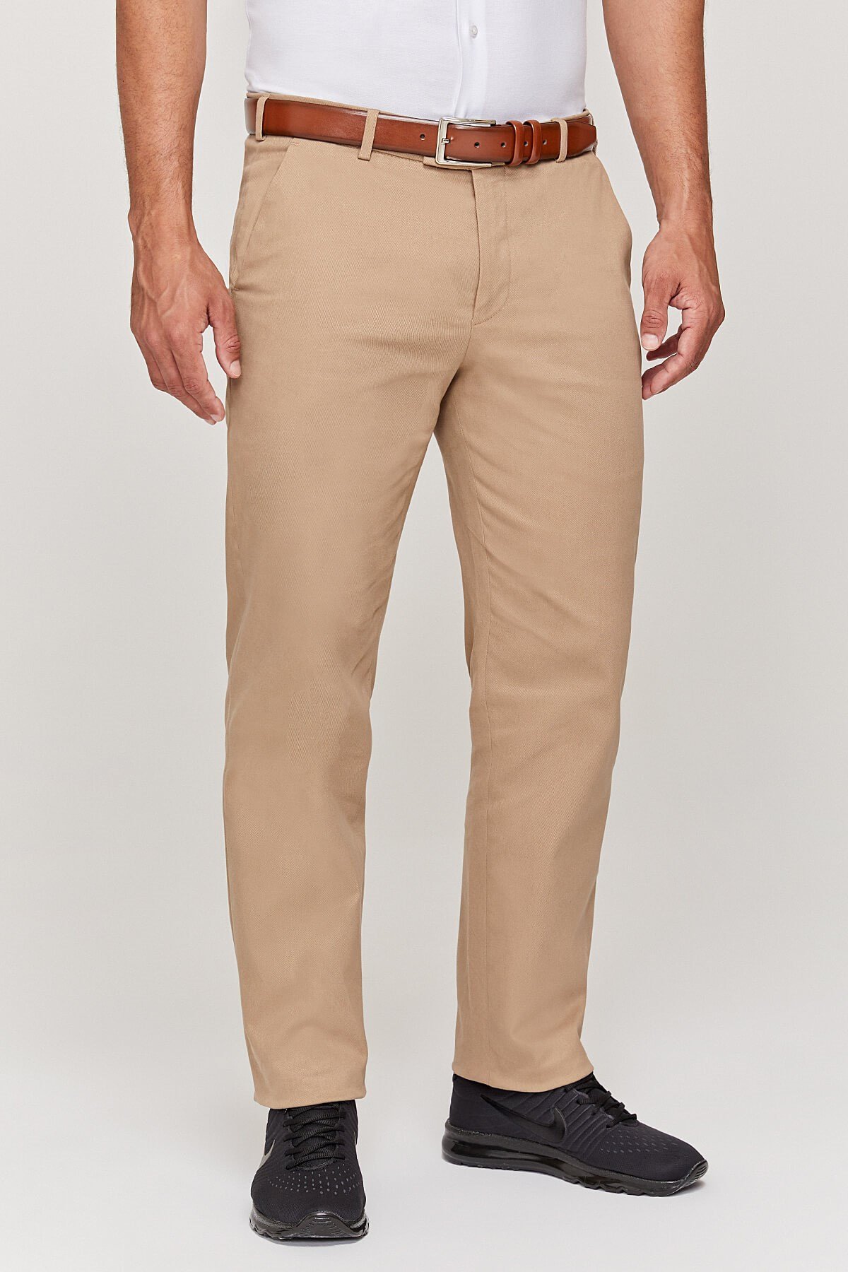 Erkek Bej Chino Pantolon