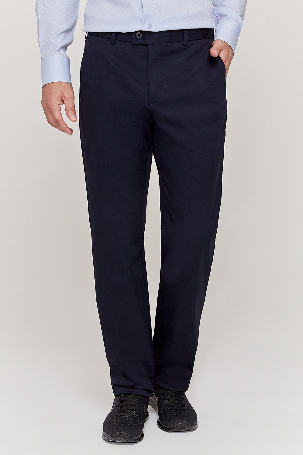 Erkek Lacivert Chino Pantolon