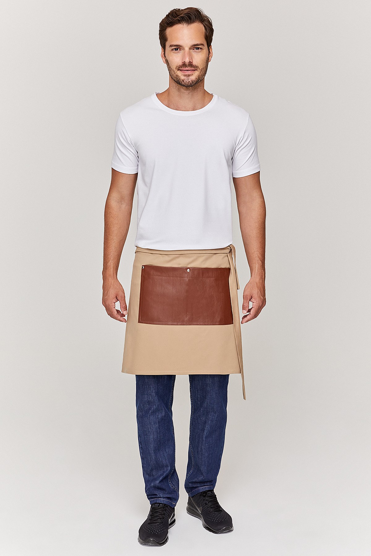 Bej Servis Garson Bel Önlük