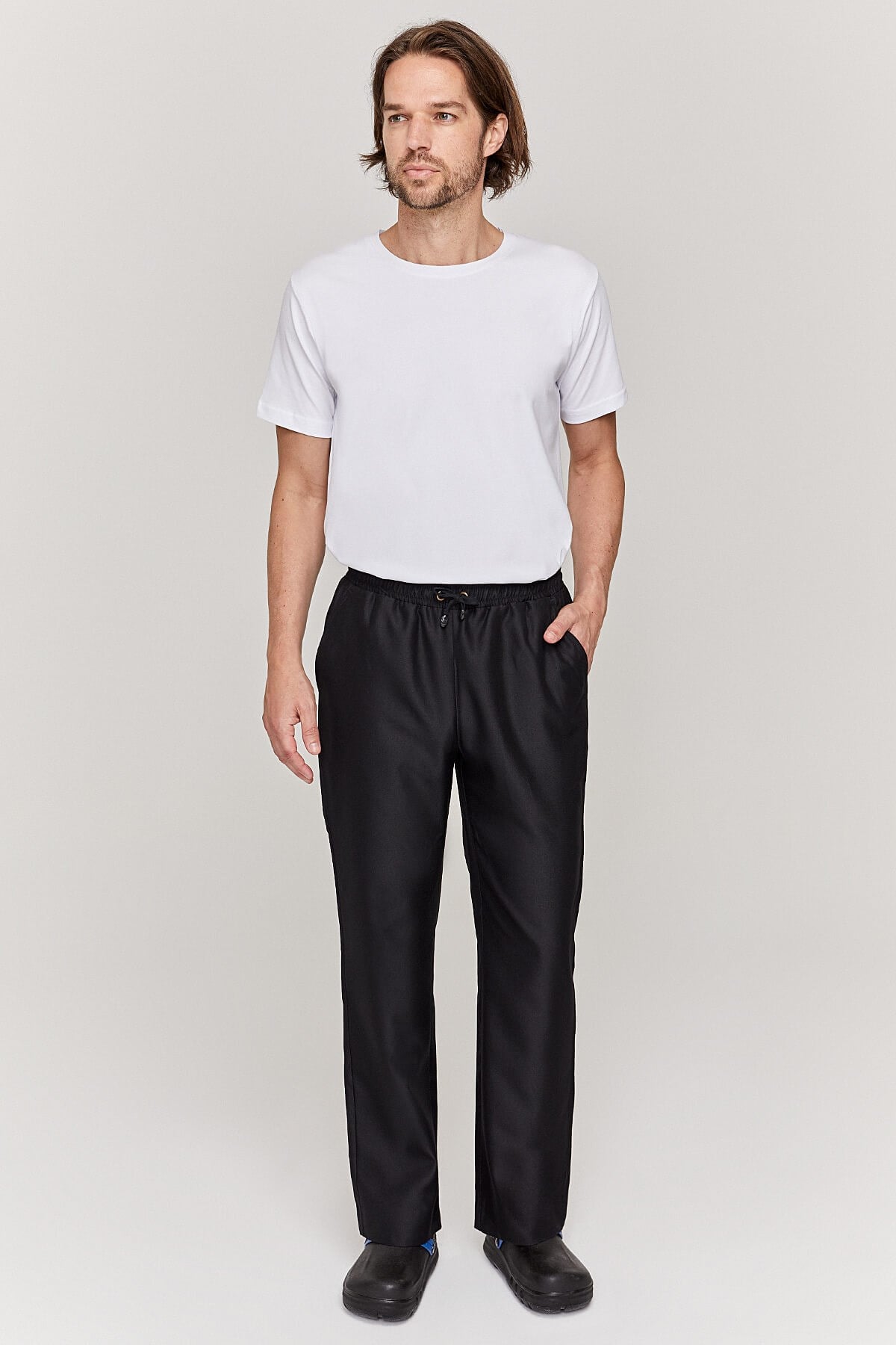 Unisex Siyah Aşçı Pantolon