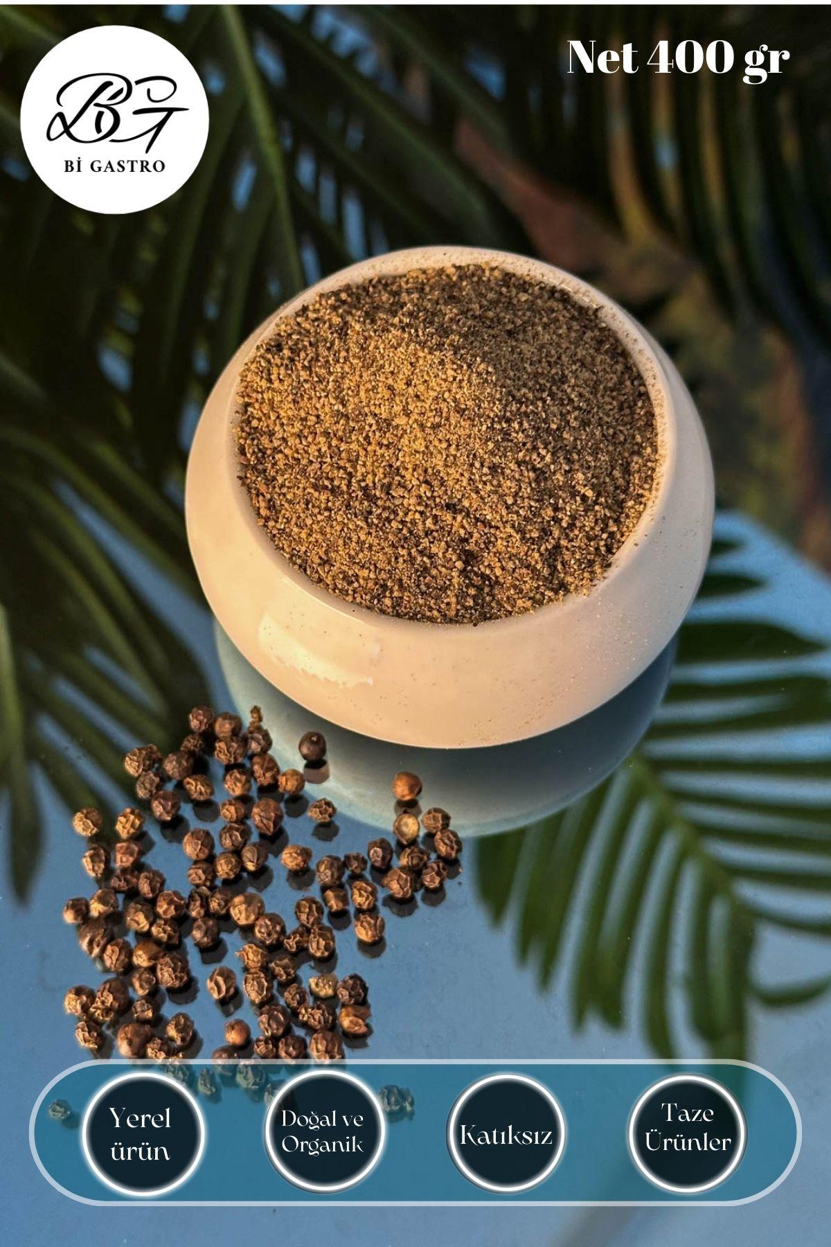 Bi Gastro , Kuru Gıda  Baharat  Kimyon , Çekilmiş Organik Toz Karabiber 400 gr