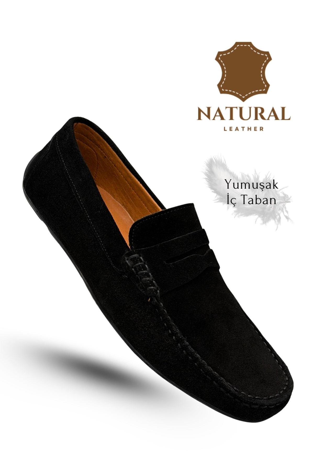 SERMODA , Günlük Ayakkabı , Sermoda Erkek Loafer - Hakiki Deri Rok Loafer Erkek Ayakkabı Süet Siyah