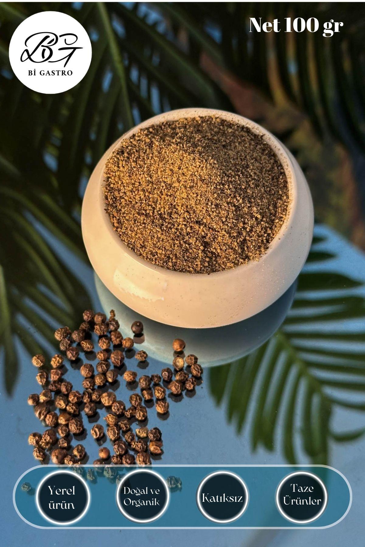 Bi Gastro , Kuru Gıda  Baharat  Kimyon , Çekilmiş Organik Toz Karabiber 100 gr