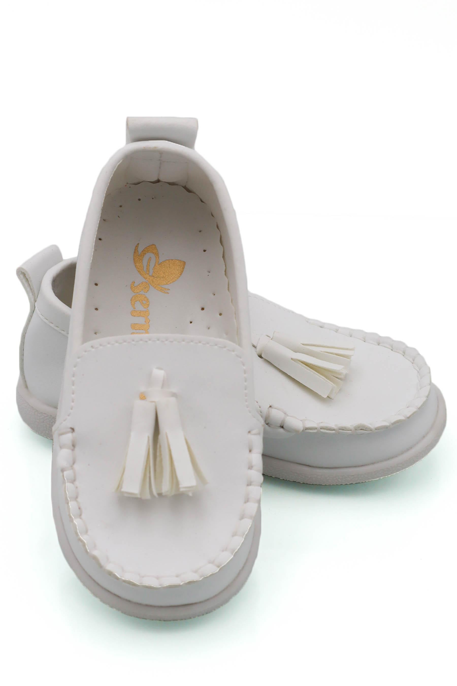 Sermoda Curcik Bebek Tımberlant Beyaz