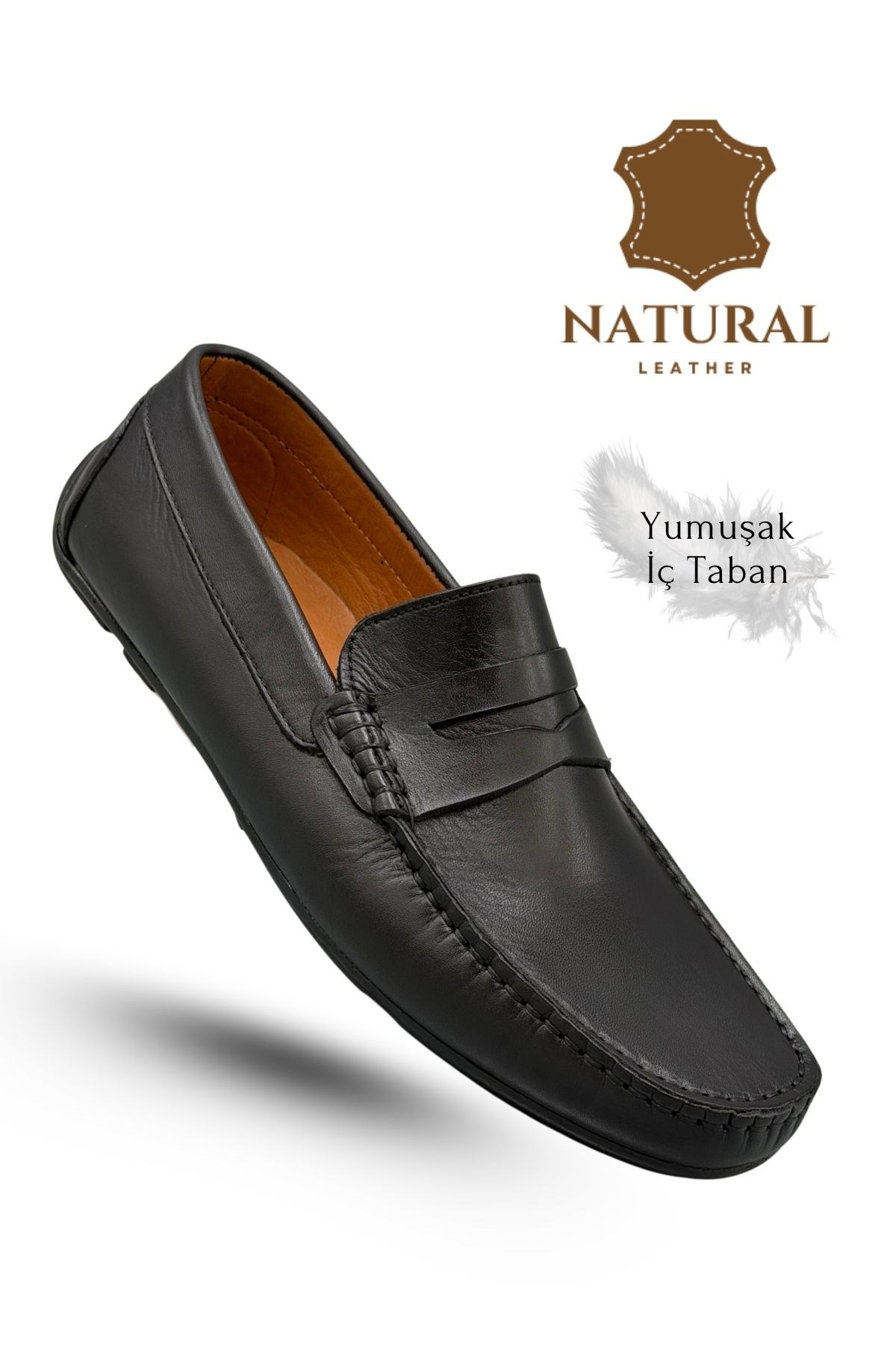 SERMODA , Günlük Ayakkabı , Sermoda Erkek Loafer - Hakiki Deri Rok Loafer Erkek Ayakkabı Siyah
