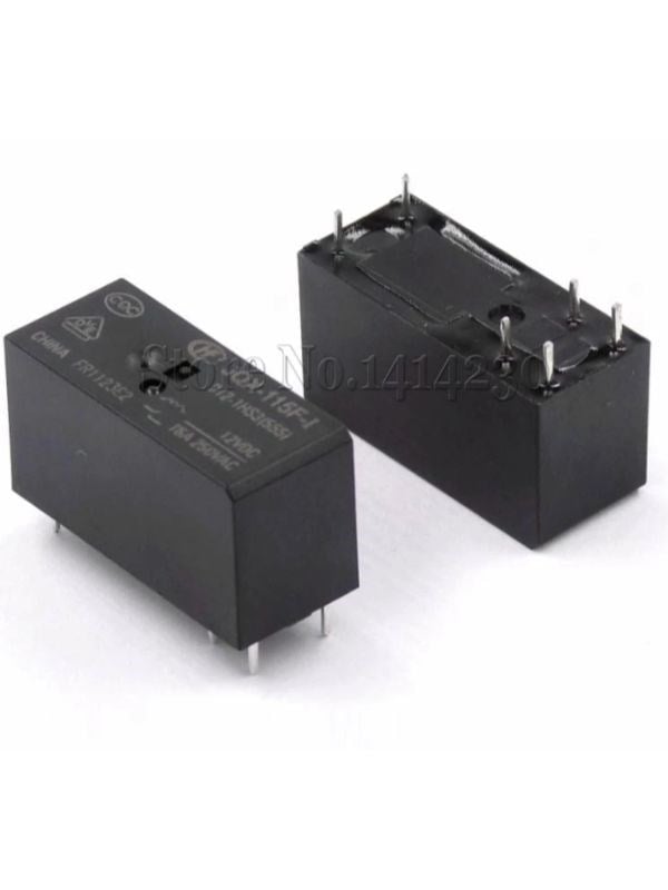 12V 8A Çift Kutuplu Röle - JQX-115F-012-2ZS4