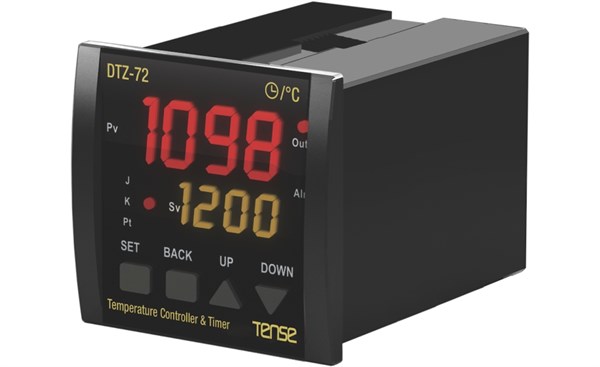 Tense DTZ-72 Dahili Zaman Röleli Sıcaklık Kontrol (Röleleri) Cihazları (72x72) Pano Tipi