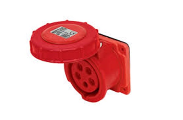 IP44 50/60Hz 75x75mm (3P+Topraklama) Dik Pano Prizi