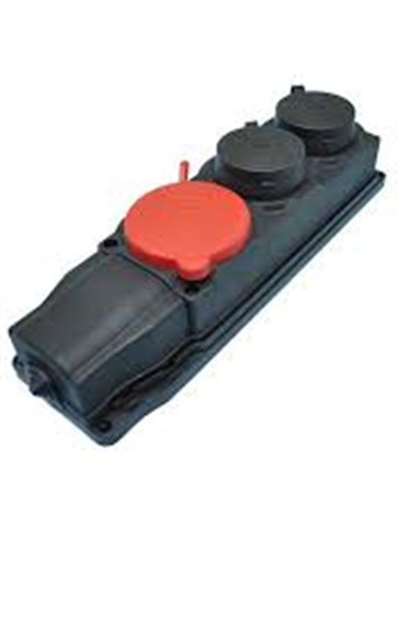Kauçuk 380-415V Trifaze 1 Adet 3x25A  2 Adet 1x16A  Grup Priz