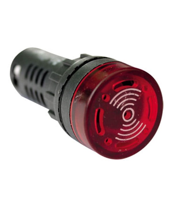 Q22mm Ledli Buzzer 24V