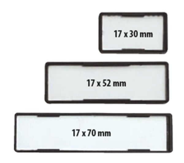 Yapışkanlı Vidalanabilir Pano Etiketleri