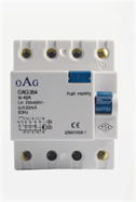 OAG 4X40 Amper 300 mAmp Dört Kutuplu Kaçak Akım Rölesi