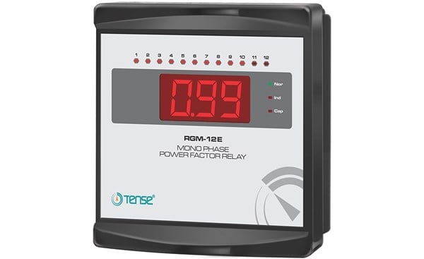 TENSE RGM-12E 12 kademeli Monofaze Reaktif Güç Kontrol Röleleri