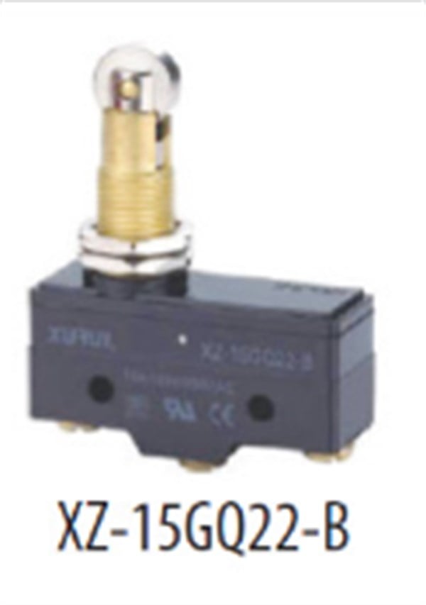 15A Yatay Metal Makara Pim Mini Switch XZ-15GQ22-B