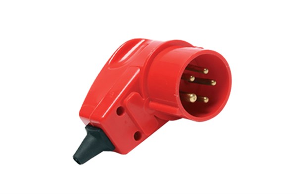 16A Cee Norm IP44 6h 5 Kutuplu Topraklı Eğik Fiş