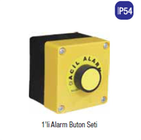 1'li Alarm Buton Seti NO