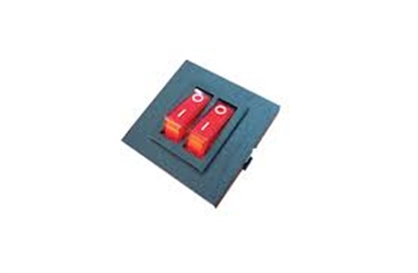 2x10A On Off Işıklı Anahtar-Çiftli