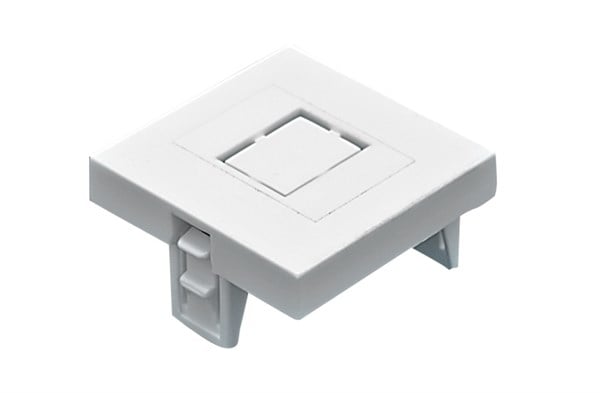 45x45 mm Döşeme Altı/Kanal Üstü Telefon Data Kapağı