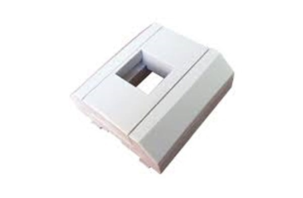 45x45 mm Kanal Üstü Keystone Faceplate Tekli Kapak