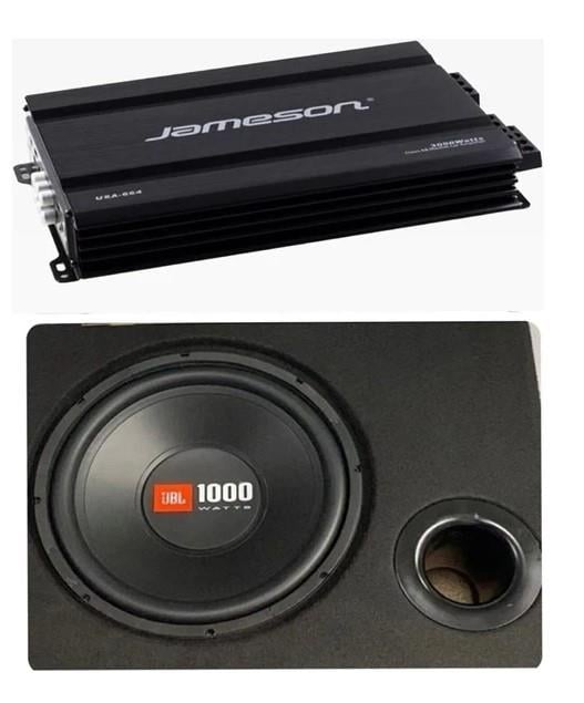 Jameson Jbl Set 30 cm Kabinli Bass 1000 WATT+USA-650.4 4000WATT Bass Controllü 65RMS