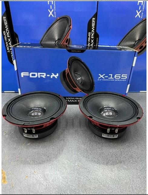 Forx 5 16 cm Özel Seri Carbon Midrange Ciftti 400WAT 200RMS Iki Adet Kırmızı Kasaa