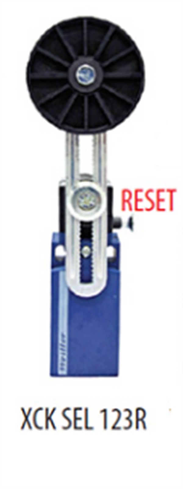 Açısal Hareketli Ayarlanabilir 50mm Lastik Makaralı Resetli Döner Kol Switch XCK-SEL 123R