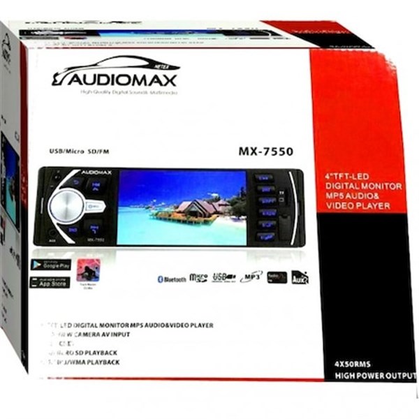 AUDİOMAX MX-7550 FULL HD 1080P FUL EKRAN BLUETOOTH 4.0 İNÇ OTO TEYP |  ticimax.com