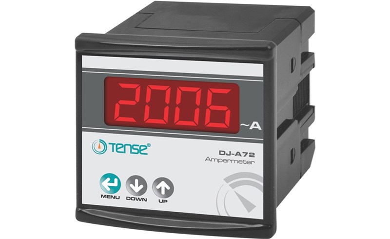 TENSE DJ-A72DC Dijital DC Ampermetre 100mA -900A  72X72
