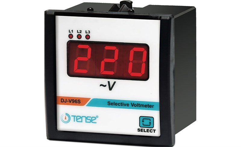Dijital Seçmeli Voltmetre 5-500V 96X96 