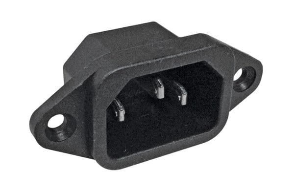 IEC C14 10A Vidalı Gövde Fiş