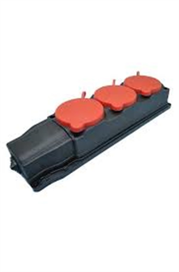 Kauçuk 380-415V Trifaze 3 Adet 3x25A   Grup Priz