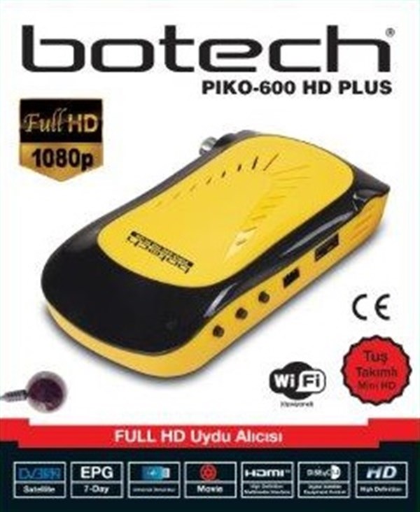 Mini Uydu Alıcısı Botech Piko 600 HD Plus Kaliteli Ürün | ticimax.com