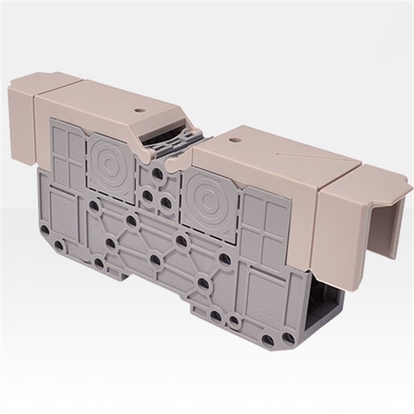 MRK Serisi 150mm2 Papuç Bağlantılı Kapaklı Ray Klemens