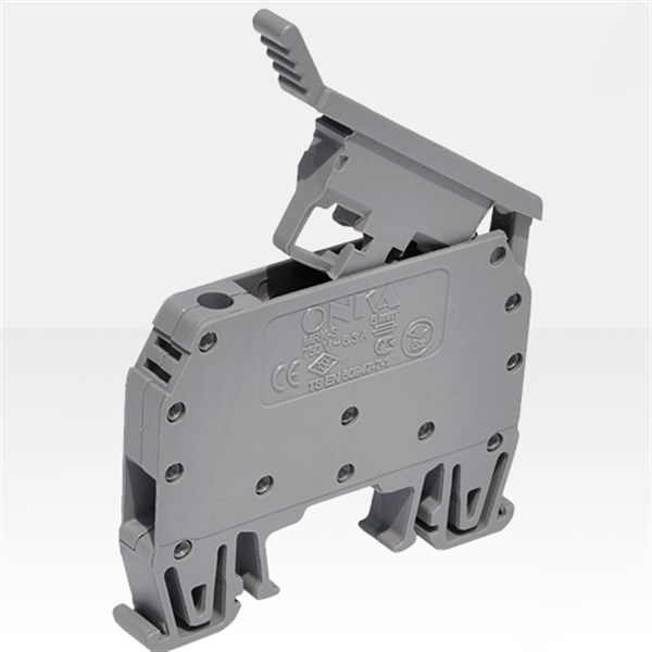 MRK Serisi 6mm2 Sigortalı Baralı ve Ledli Ray Klemens