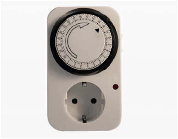 Priz Tipi Analog Zaman Saati 